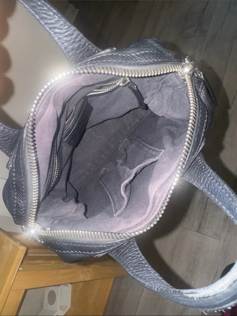 Givenchy Black Pebbled Leather Satchel